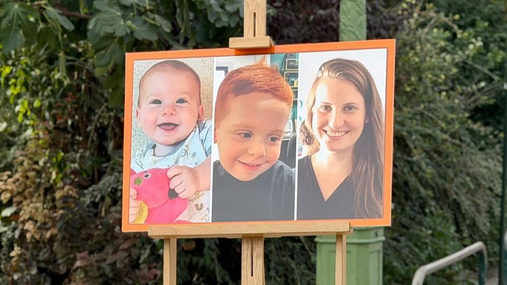 Israel MFA The Israeli embassy in Paris honoring and remembering Shiri, Ariel, and Kfir Bibas, a mother and her two baby children who were killed by Hamas