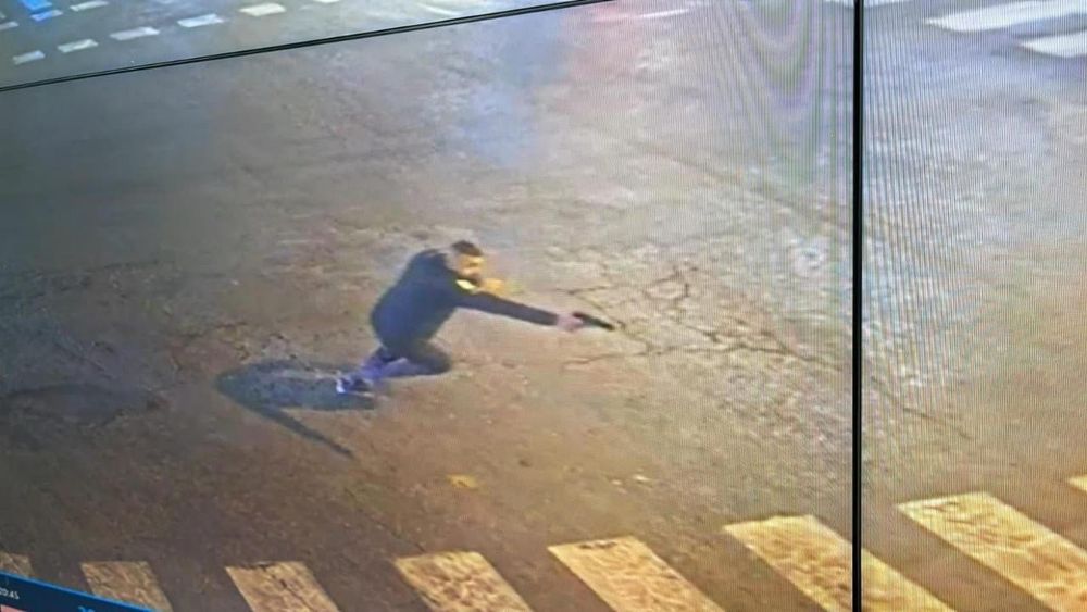 Palestinian terrorist firing in Tel Aviv