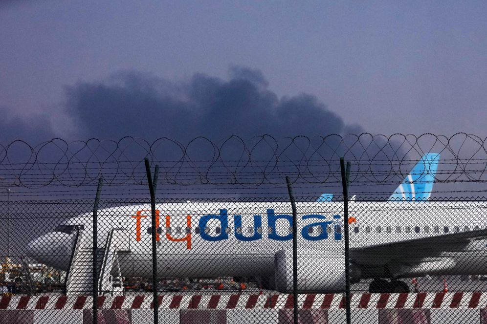 AP طائرة تابعة لفلاي دبي