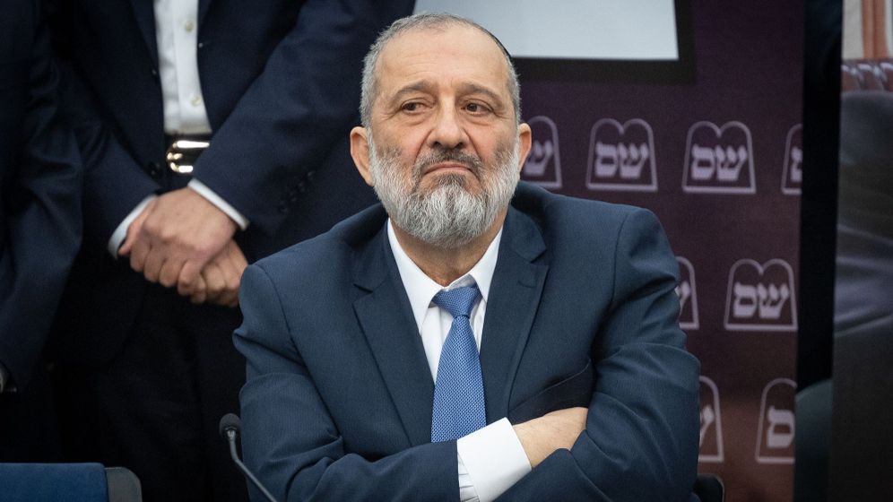 Le chef du parti orthodoxe Shas, Aryeh Deri