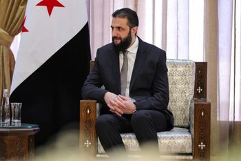 Le président syrien, Ahmed al-Sharaa (Abou Mohammed al-Joulani)