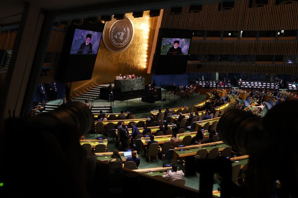World leaders convene at the 77th session of the United Nations General Assembly at UN headquarters in New York, the United States, on September 21, 2022.