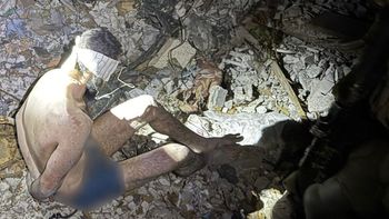 Un terroriste palestinien capturé par des soldats de Tsahal dans la zone de Rafah, au sud de la bande de Gaza, le 22 novembre 2025.