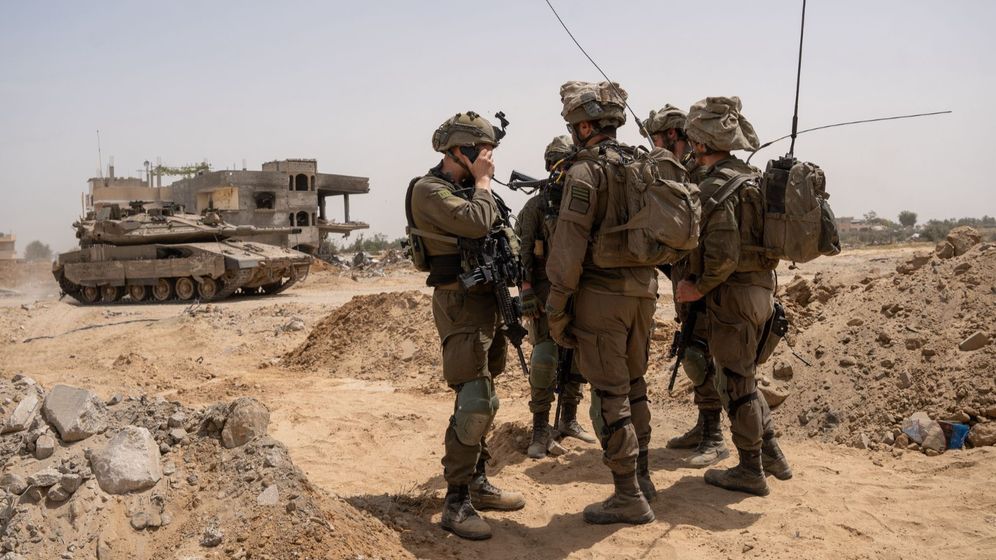 IDF soldiers in Rafah