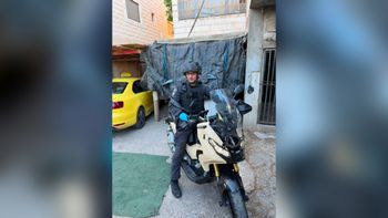 איתור האופנוע בכפר הפלסטיני חלחול