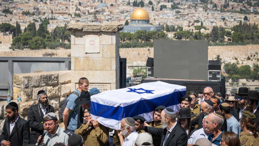 Chaim Goldberg/Flash90 Yehuda Katz inhumé à Jérusalem 44 ans après sa disparition au Liban