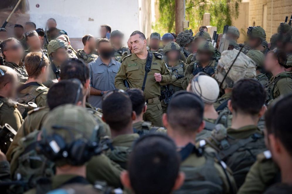 Lt.-Gen. Eyal Zamir addressing IDF troops during surprise readiness training exercise 'Breaking Dawn 2.0,' September 6, 2026.