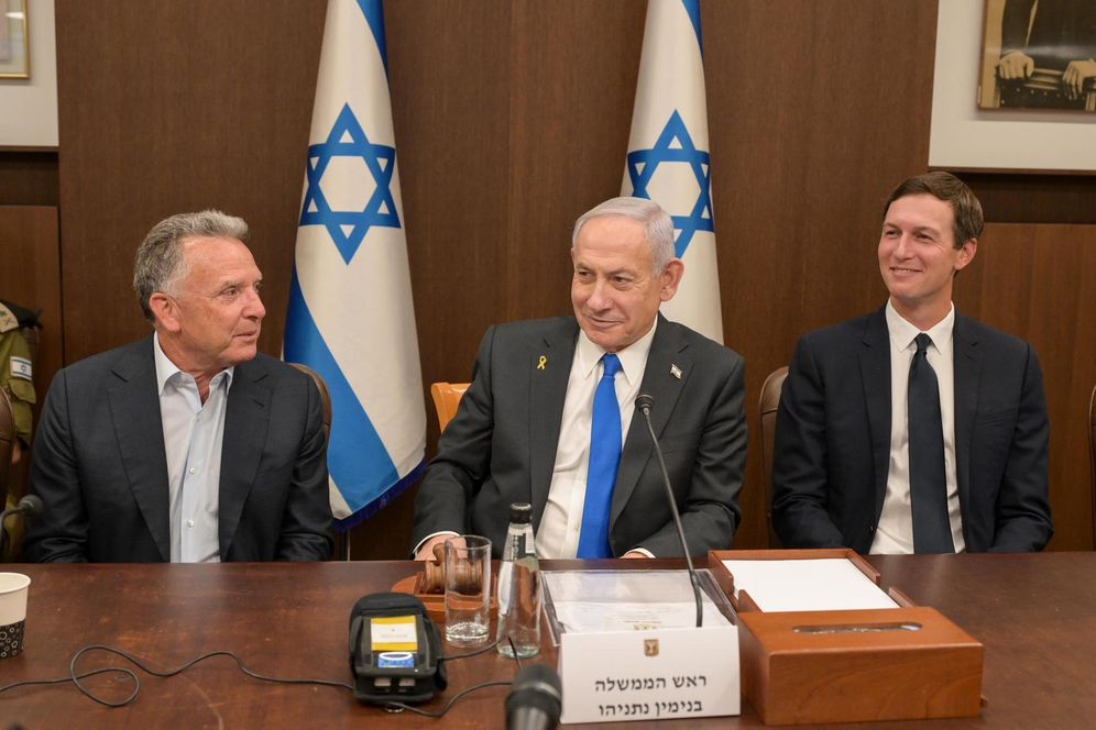 Steve Witkoff, Benjamin Netanyahu and Jared Kushner