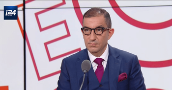 Jean Messiha, président de l'Institut Vivre Français, sur le plateau des GGMO sur i24NEWS, le mardi 23 mai 2023