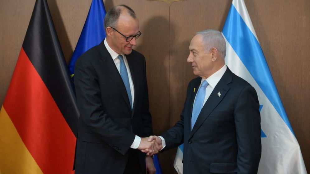 Benjamin Netanyahou et Friedrich Merz à Jérusalem, le 07.12.2025