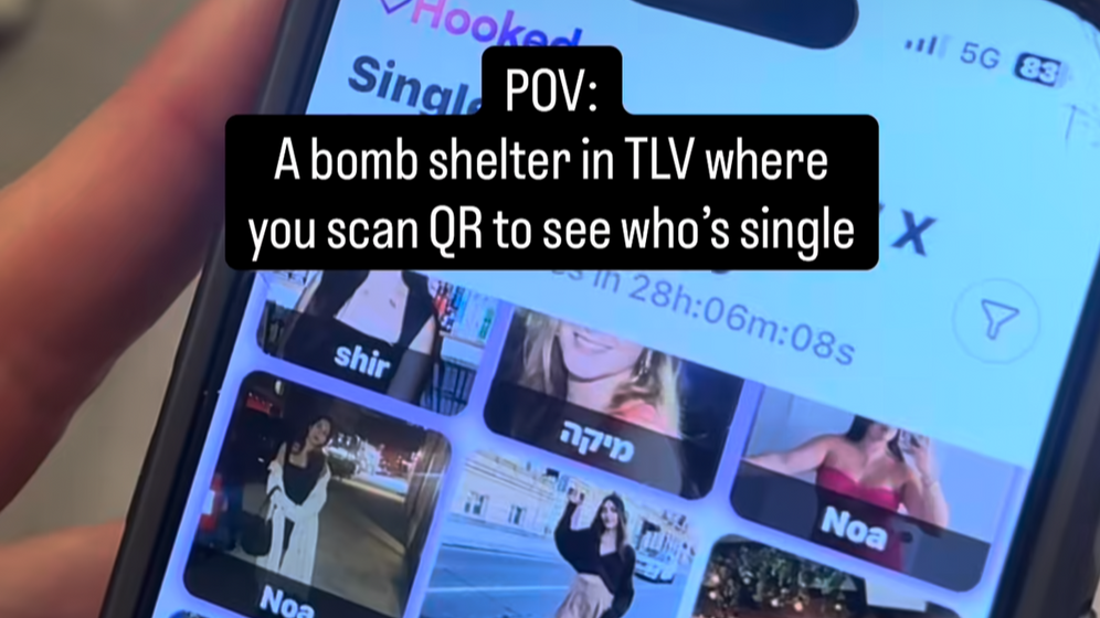 QR codes on the walls of venues, and singles scan them to see who else in the room is available and interested