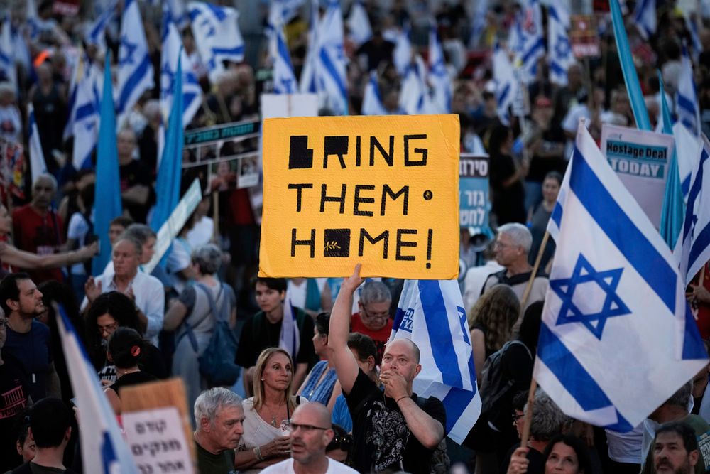 Rassemblement pour la libération des otages à Tel Aviv