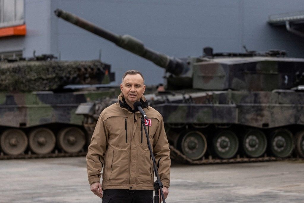 Polska dostarcza Ukrainie pierwsze czołgi Leopard