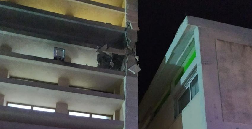 Yeshiva de Sderot frappée par une roquette en provenance de Gaza, le 13.06.19