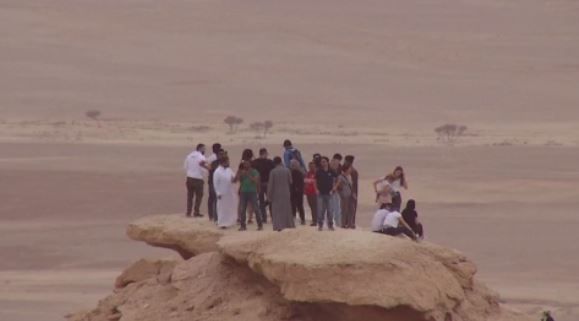 بعيدا عن مخاوف كورونا موقع حافة العالم السعودي ساحة ترفيه للمواطنين والمقيمين I24news