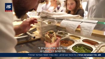 מדד גלבוע הגיע לנתניה: כמה קיבלה השווארמה המדוברת "אורפה"?