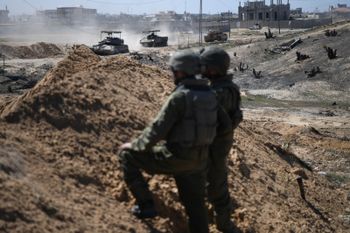 IDF troops in Khan Yunis, Gaza, March 15.