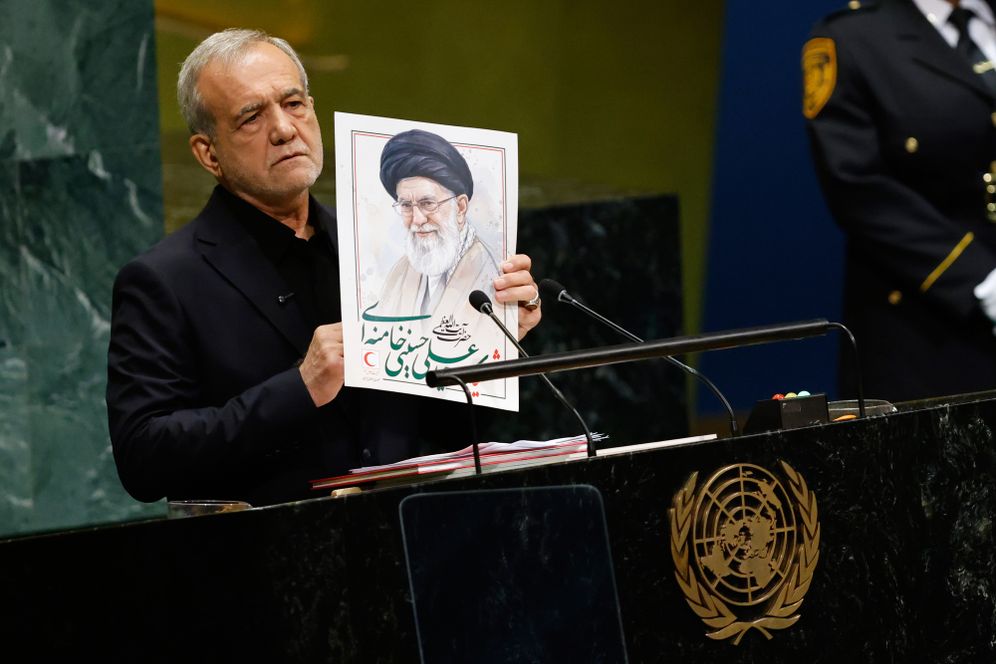 AP Photo/Stefan Jeremiah נשיא איראן באו"ם