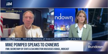 Mike Pompeo in an interview to i24NEWS' Nicole Zedeck
