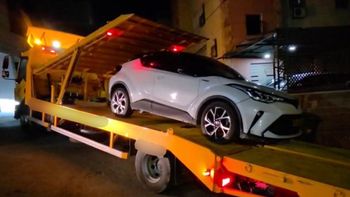 הרכב שנתפס בזירה כשעליו על פי החשד לוחיות זיהוי מזויפות, 21.12.25