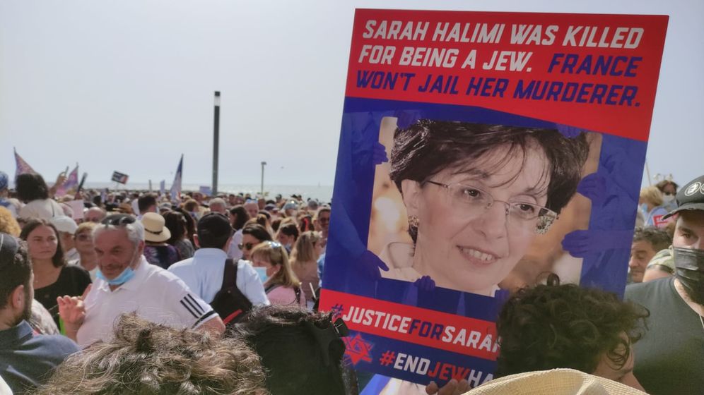 Rassemblement pour Sarah Halimi à Tel Aviv