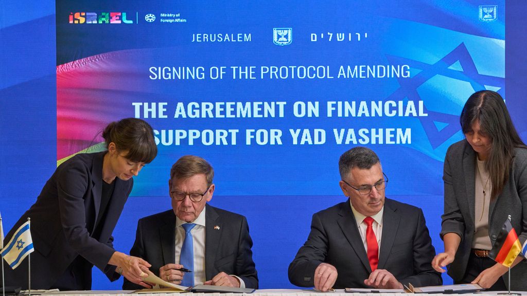 L’Allemagne multiplie par cinq son financement annuel à Yad Vashem jusqu’en 2030