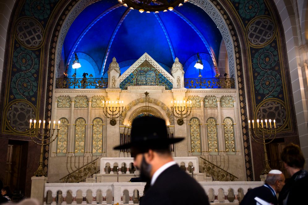 Synagogue Rykestrasse, dans le quartier de Prenzlauer Berg à Berlin