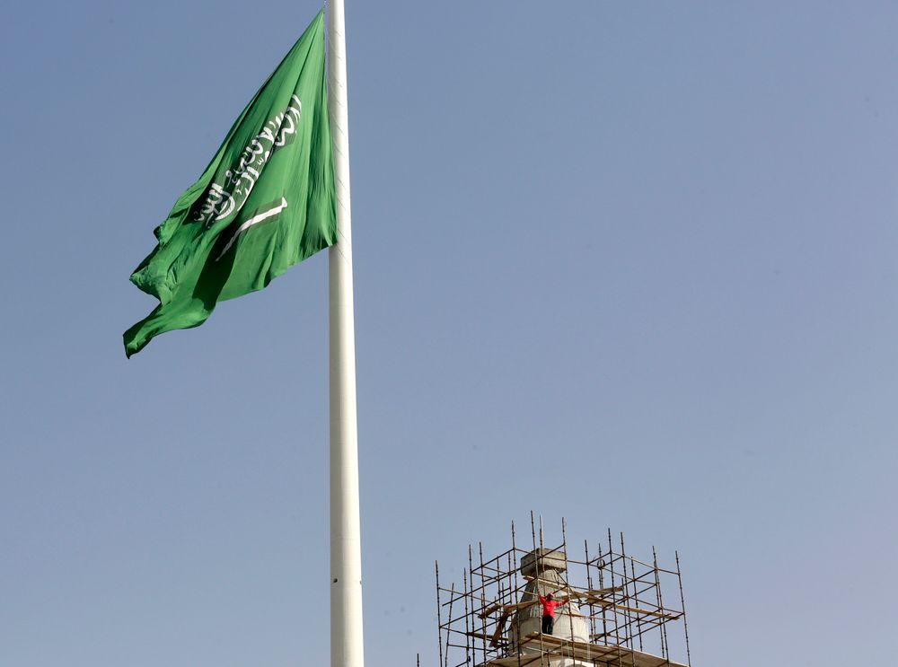 Image d'illustration | Un minaret de mosquée sur la place du roi Abdallah, à Jiddah, en Arabie saoudite, le 14 mars 2021