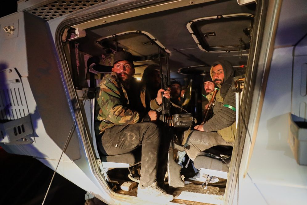 القوات الحكومية السورية في الأشرفية والشيخ مقصود 