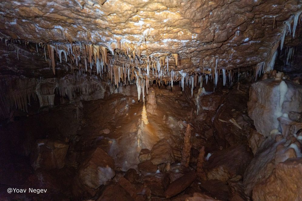 תיעוד מערת הנטיפים שהתגלתה