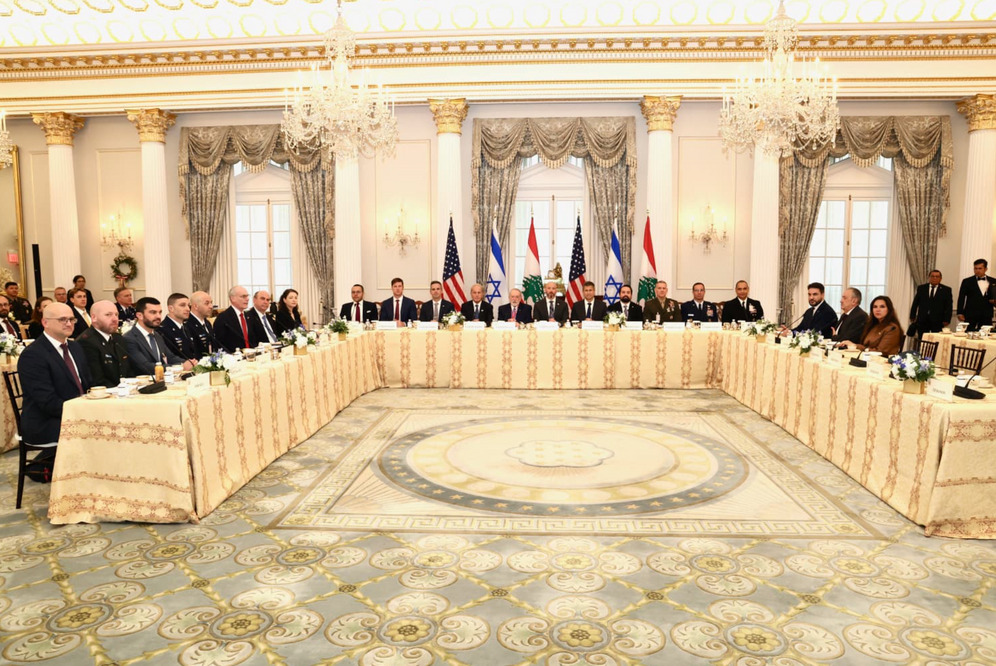 Courtesy Israeli Embassy Diplomats take part in direct Israel-Lebanon talks hosted at the US State Department in Washington on June 23, 2026.