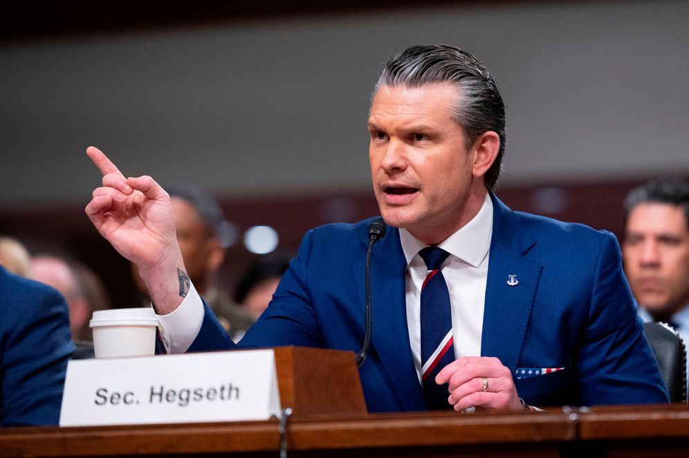 (AP Photo/Cliff Owen) Secretary of Defense Pete Hegseth testifies before the Senate Armed Services Committee, on Capitol Hill, in Washington, Thursday, April 30, 2026