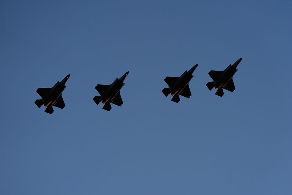 Jen Golbeck/AP מטוסי F-35 אמריקניים