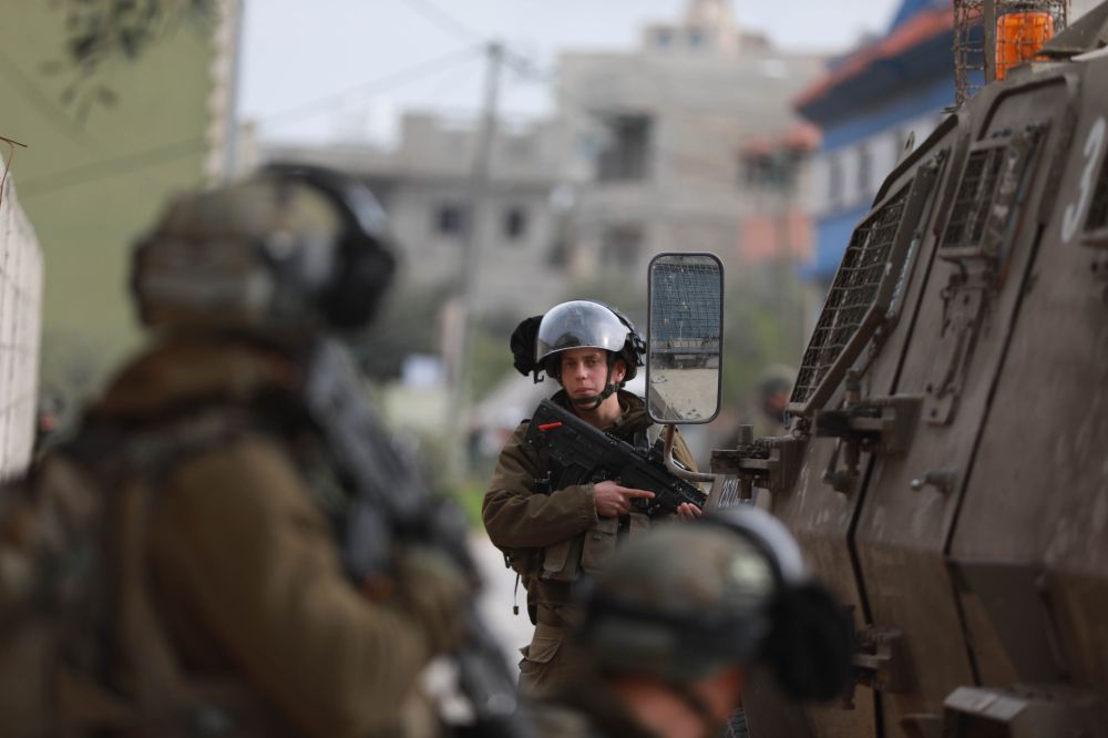 Des soldats israéliens près de Jénine, en Cisjordanie, le 8 mars 2022