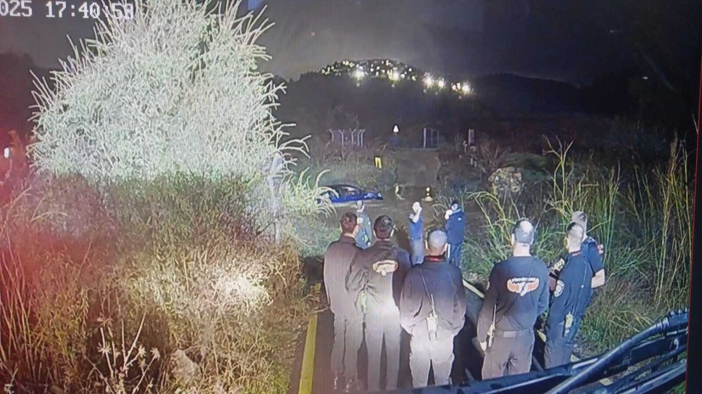 רכב שנלכד בעמק הארזים בירושלים