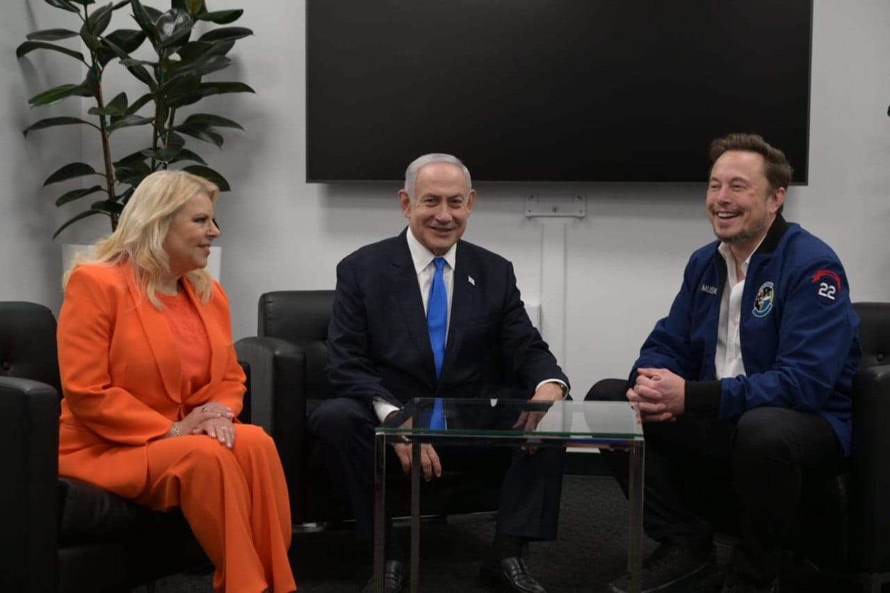 Benjamin et Sara Netanyahou rencontrent Elon Musk en Californie, le 18 septembre 2023