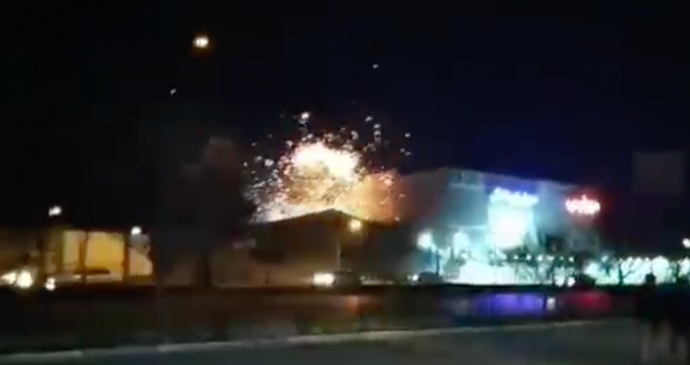 Explosion in Isfahan, Iran.
