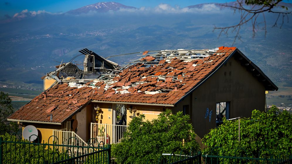 מיכאל גלעדי, פלאש90 בית במשגב עם שנפגע מאש חיזבאללה, מאי 2026