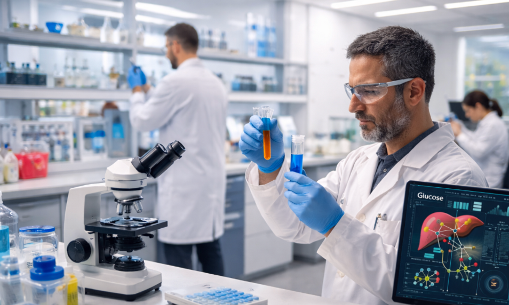 Des chercheurs dans un laboratoire - Illustration