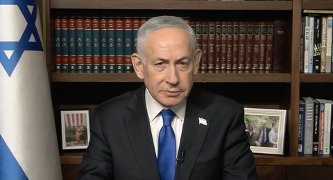 Netanyahu Vows Continued Military Action, Backs U.S. Against Iran
