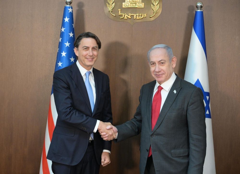 L'émissaire américain Hochstein et Benjamin Netanyahou