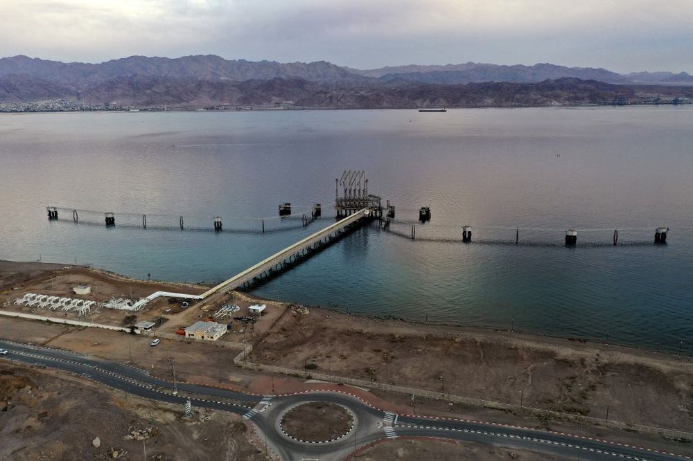 Terminal pétrolier de la société Eilat-Ashkelon Pipeline Company (EAPC) à Eilat