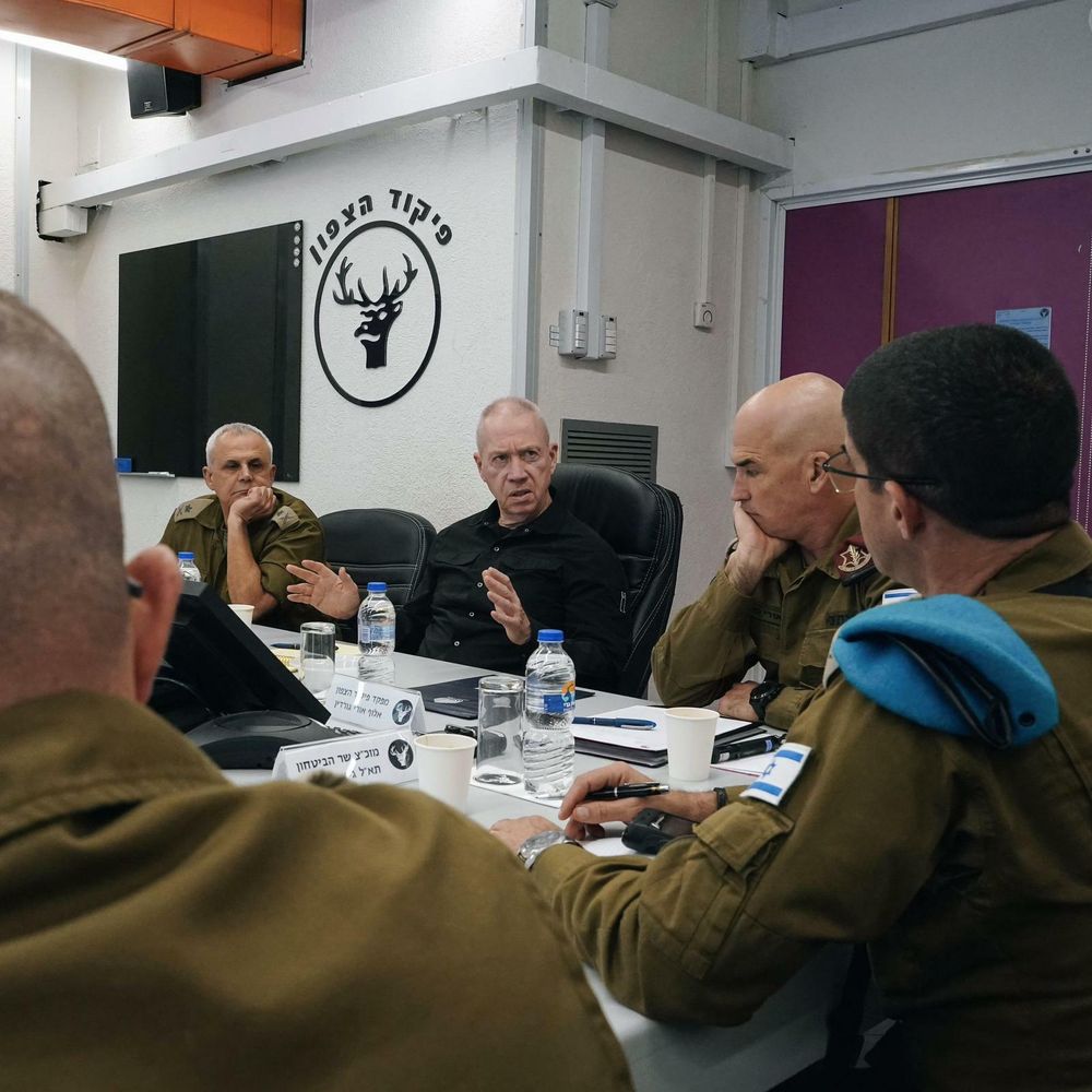 Situational assessment conducted by Defense Minister Gallant