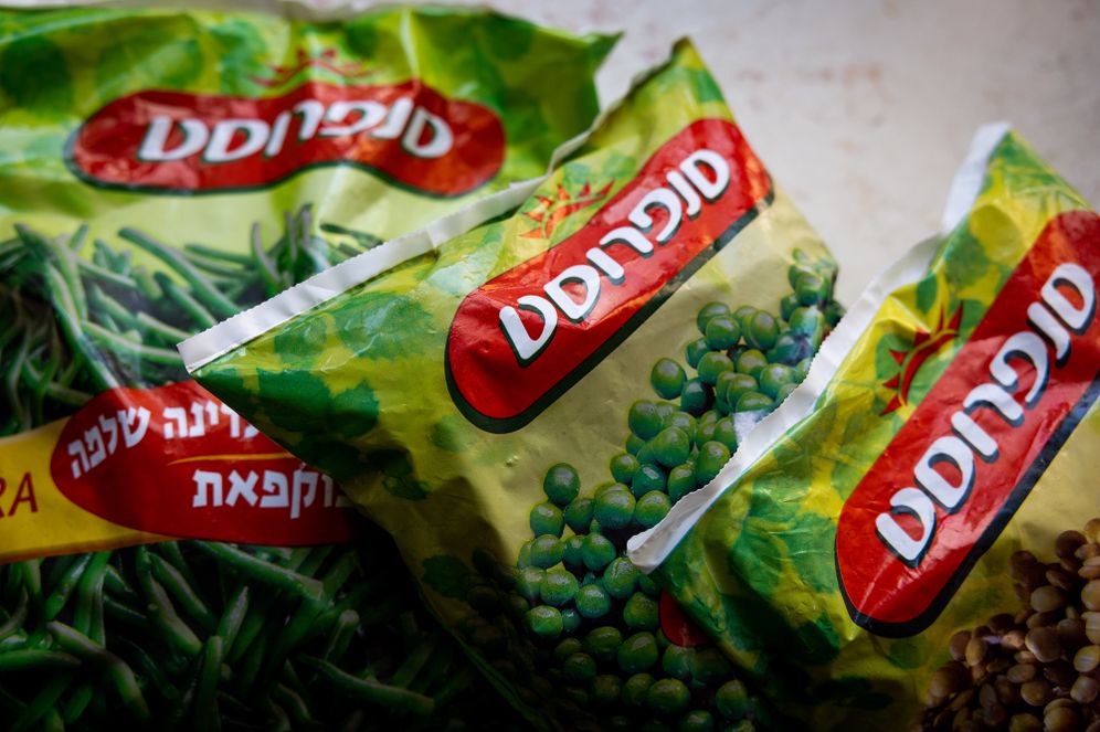 ירקות קפואים של סנפרוסט
