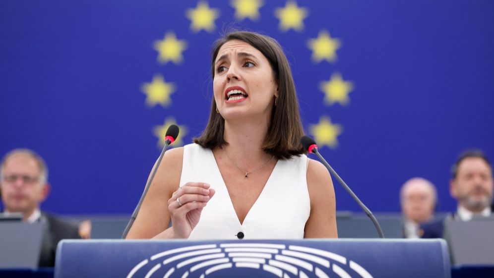 Irene Montero, députée européenne espagnole, du parti d'extrême gauche Podemos
