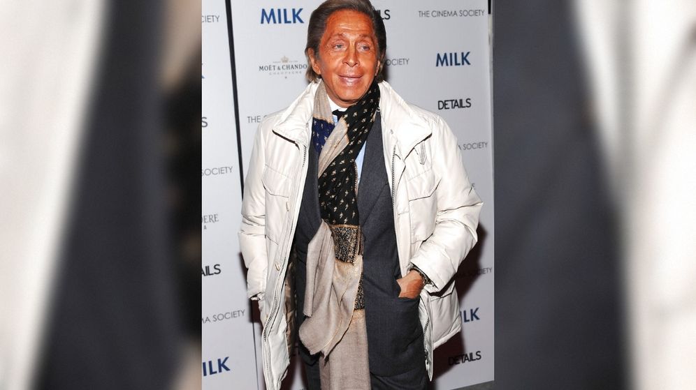 מעצב האופנה האיטלקי ולנטינו גאראווני