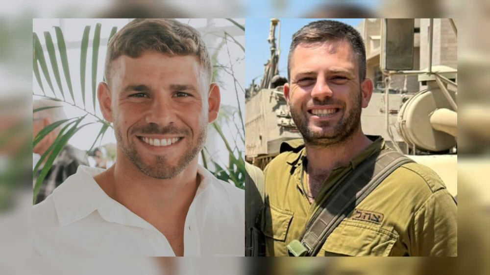 Maj. (res.) Eyal Avnion (left) and Master Sgt. (res.) Nadav Elchanan Knoller, killed in the central Gaza Strip on July 1, 2024. (Courtesy)