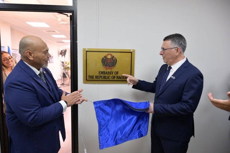 Nauru officially inaugurated its embassy in Jerusalem on Monday
