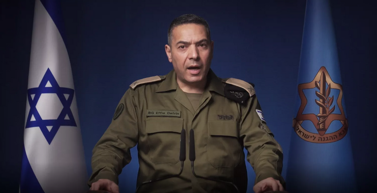 דובר צה"ל תת-אלוף אפי דפרין