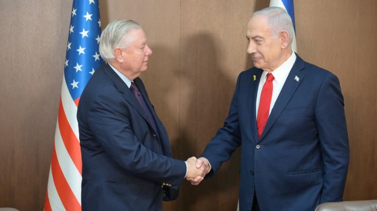 Benjamin Netanyahou reçoit le sénateur américain Lindsey Graham à Jérusalem